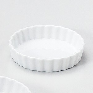 ルナホワイト13.5cmパイ皿　　【中国製　磁器】
