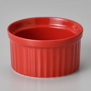 Cooking Utensil Red Porcelain Made in Japan