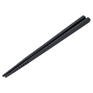 トルネード箸SPS黒21cm　　【日本製　木製】