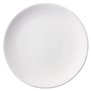 Main Plate Porcelain White 24cm Made in Japan