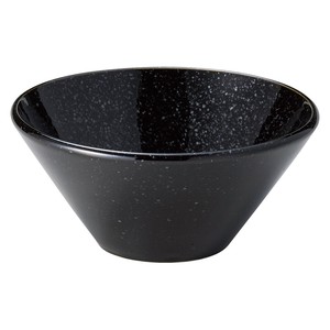 Donburi Bowl Porcelain black M Made in Japan