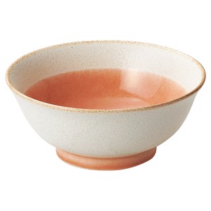 Donburi Bowl Young Grass Porcelain Pink Made in Japan