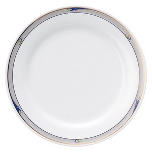 ブルーウェーブ10吋ディナー皿　　【日本製　強化磁器】