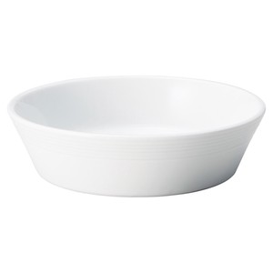 Baking Dish Porcelain Ripple L Made in Japan