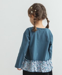 Short Sleeve Frilly Floral Pattern