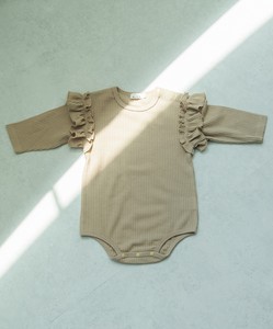 婴儿连身衣/连衣裙 荷叶边 长袖