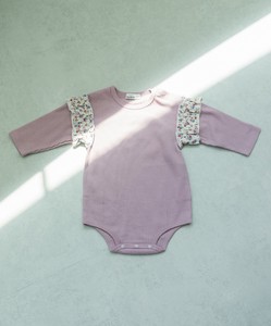 婴儿连身衣/连衣裙 荷叶边 长袖