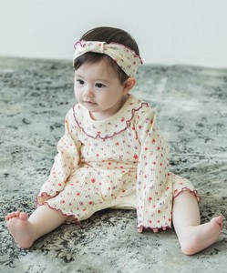 Baby Dress/Romper Ruffle Plain Color Floral Pattern Rompers