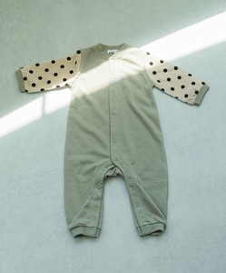 婴儿连身衣/连衣裙 异材质拼接/对接