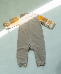 婴儿连身衣/连衣裙 异材质拼接/对接