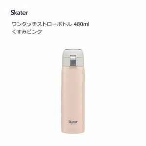 Water Bottle Dusky Pink Skater 480ml