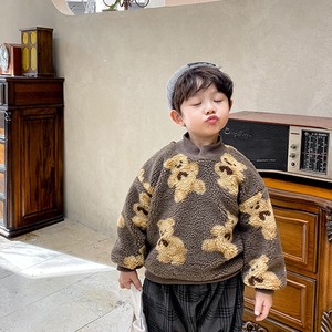 Kids' Sweater/Knitwear Boa Teddy Bear Sweatshirt Brushed Lining Kids