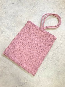 1)本革【Swaraj】手編みゴートレザーmini手提げ（山羊革）★SALE