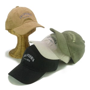 ★AW　SHF−カレッジロゴ刺繍コーデュロイローキャップ　ヤング帽子