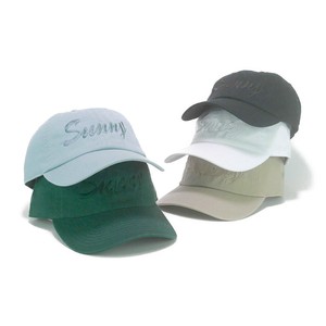 【年間品】SHF−Sunny同色刺繍ツイルローキャップ　ヤング帽子