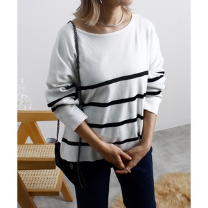 Sweater/Knitwear Color Palette Knitted Border Straight Autumn/Winter