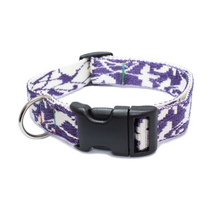 Dog Collar Violet Lace Dog