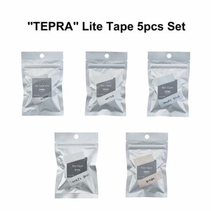 TEPRA Lite Tape 5 Tape Pack