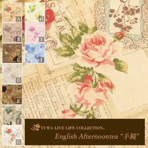 有輪商店 YUWA シャーティング -English Afternoontea "手鏡"- [A:ベージュ] 全10色 / 生地 布 /826148