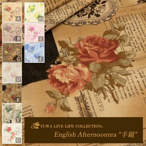 有輪商店 YUWA シャーティング -English Afternoontea "手鏡"- [E:ブラウン] 全10色 / 生地 布 /826148