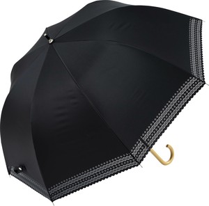 UV Umbrella UV protection Plain Color All-weather black 65cm