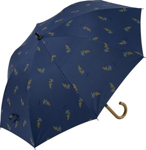 晴雨兼用傘　50cm　ショート　ミモザ ブラックコーティング　一級遮光　UV対策　熱中症予防