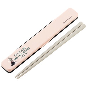 抗菌 音のならない箸・箸箱セット 箸18cm 【リトルミィ ピンク】 スケーター