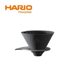 『HARIO』【ネット販売不可】 V60 フラットドリッパー01 Zebrang ZB-VDF-01-B  ゼブラン（ハリオ）