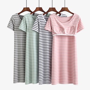 Pajama Set One-piece Dress Short-Sleeve