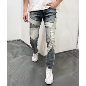 Full-Length Pant Color Palette Pocket Denim Pants Men's Autumn/Winter 2023