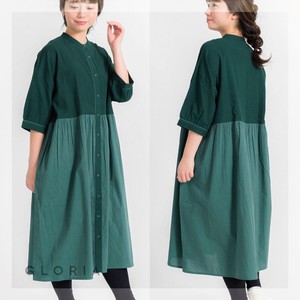Casual Dress Color Palette Cotton Linen Cotton One-piece Dress