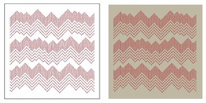 花ふきん布パック「Sashiko Textile lab」『Peaks(ピークス)』全2色