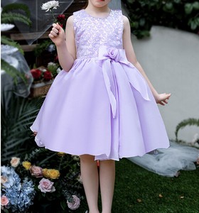 Kids' Formal Dress Little Girls Pudding Sleeveless One-piece Dress
