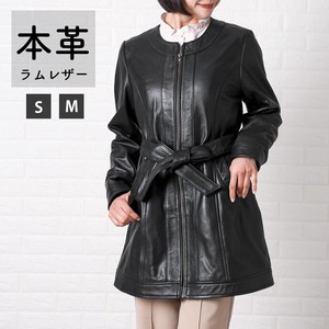 Coat Collarless black Ladies' M