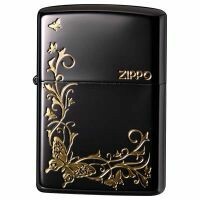 ZIPPO 2BKG-BUT BUTTERFLY BN/キンサシ