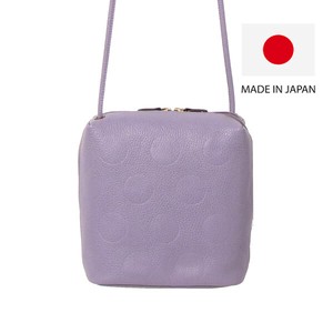 Shoulder Bag Crossbody Lightweight SARAI Genuine Leather Ladies Polka Dot Made in Japan