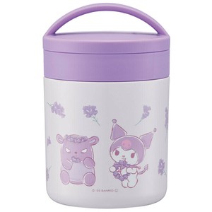 Bento Box Heat & Cold Insulation Skater Antibacterial KUROMI 300ml