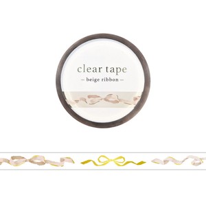 Washi Tape Foil Stamping Ribbon Beige Tape Clear 7mm