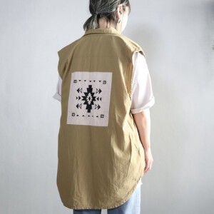 オルテガ刺繍ベスト（vest）2023AW