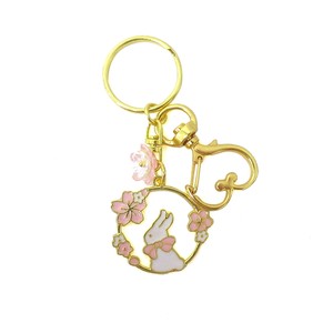 Key Ring Key Chain Cherry-Blossom Viewing Rabbit