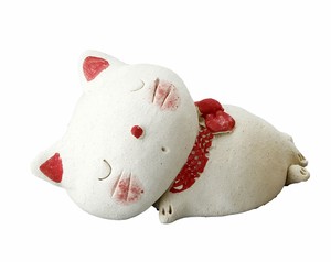 赤ちゃん猫【置き物/インテリア/陶器/日本製】