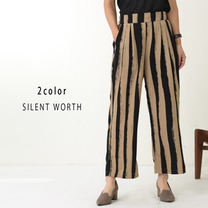 Full-Length Pant Stripe Tuck Pants