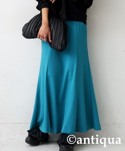 Antiqua Skirt Plain Color Bottoms Long Ladies' Mermaid Skirt Popular Seller