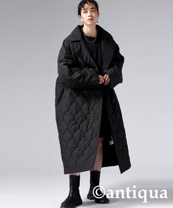 Antiqua Coat Quilted Outerwear Long Ladies' Autumn/Winter