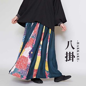 【カヤ】花ざかり八掛スカート ○3D展 BEPPIN和装スタイル ボトムス
