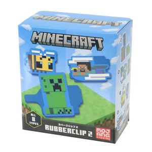 【文房具】Minecraft ラバークリップ2 全8種