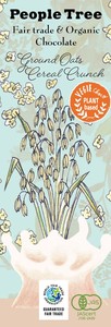 【予約販売・10月下旬】【フェアトレード】板チョコ・オーガニック グラウンドオーツ・シリアルクランチ