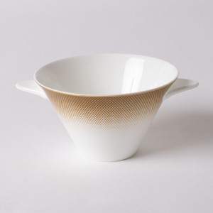 Bouillon Cup (300cc) Soup Bowl Moire Dishwasher Safe Made in Japan