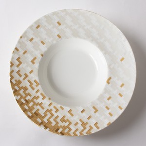 Deep Plate 28cm Pasta Mosaic Dishwasher Safe Made in Japan