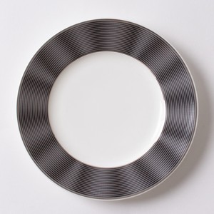 [NIKKO/SILK BLACK] プレート15cm パン皿 プチケーキ皿 黒 食洗器対応 陶磁器 日本製